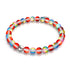 Granatapfel | Silber | Meerjungfrau Glasperlenarmband